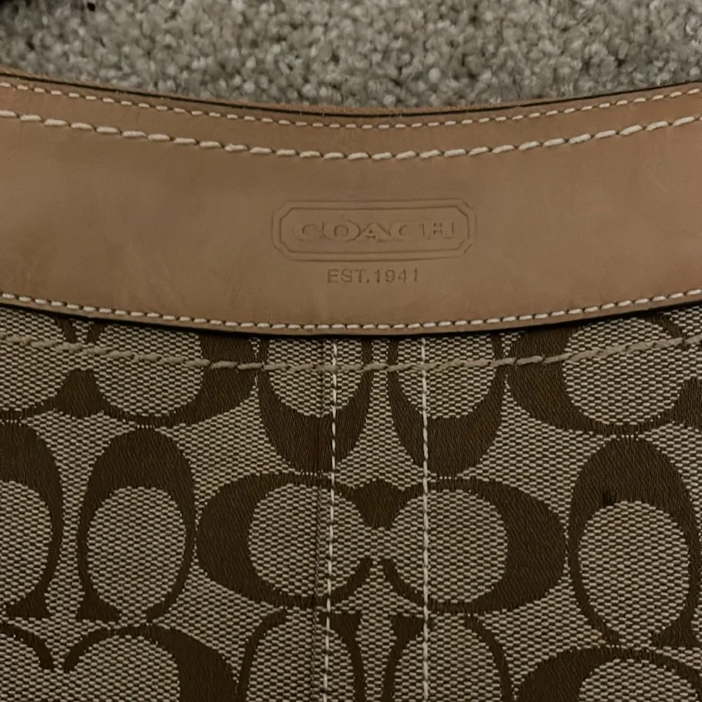 Coach Monogram Handbag - Picture 5 of 15